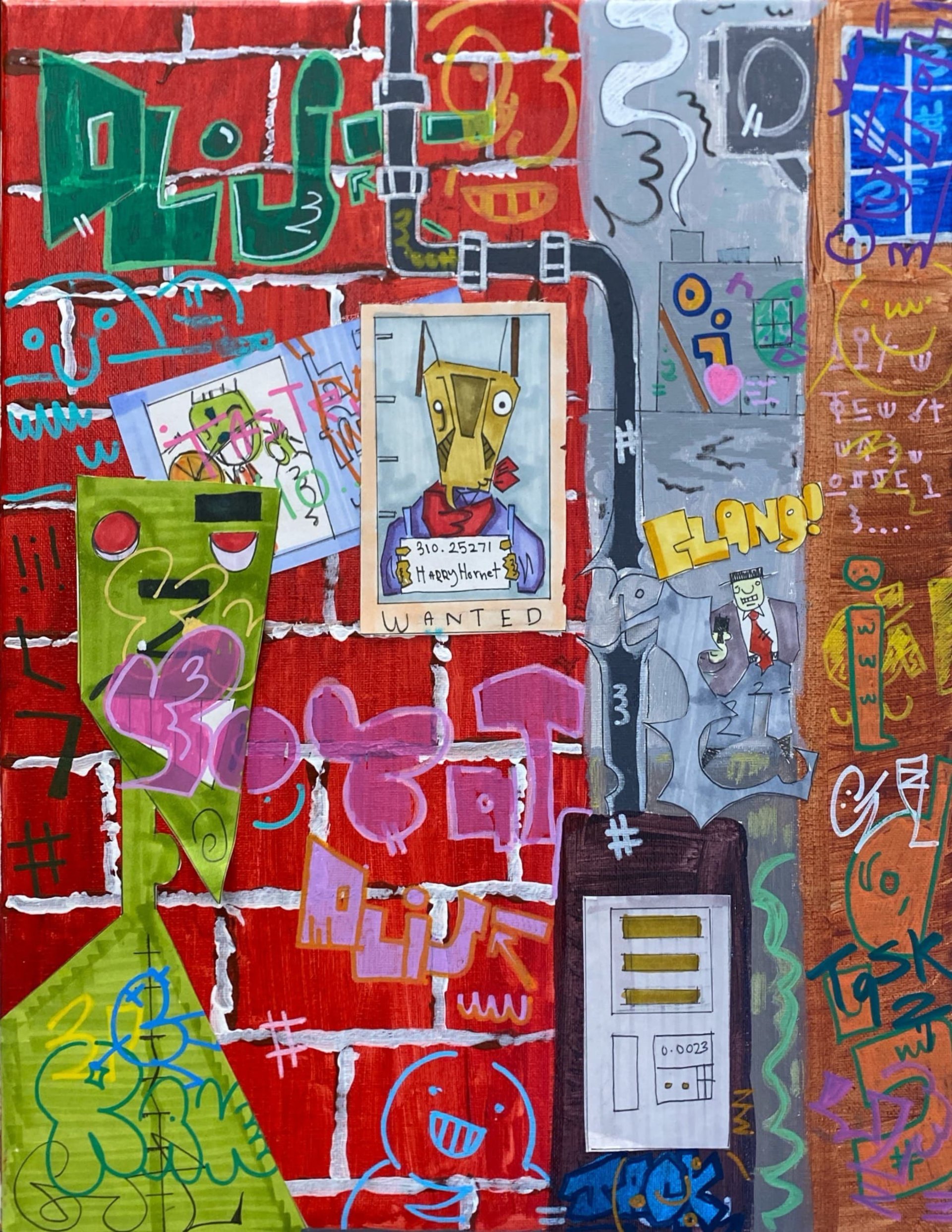 Advanced Art - Carlo Carranza ’28, Stranger in an Even Stranger Time.